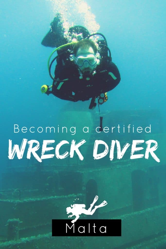 Becoming a certified wreck diver in Malta