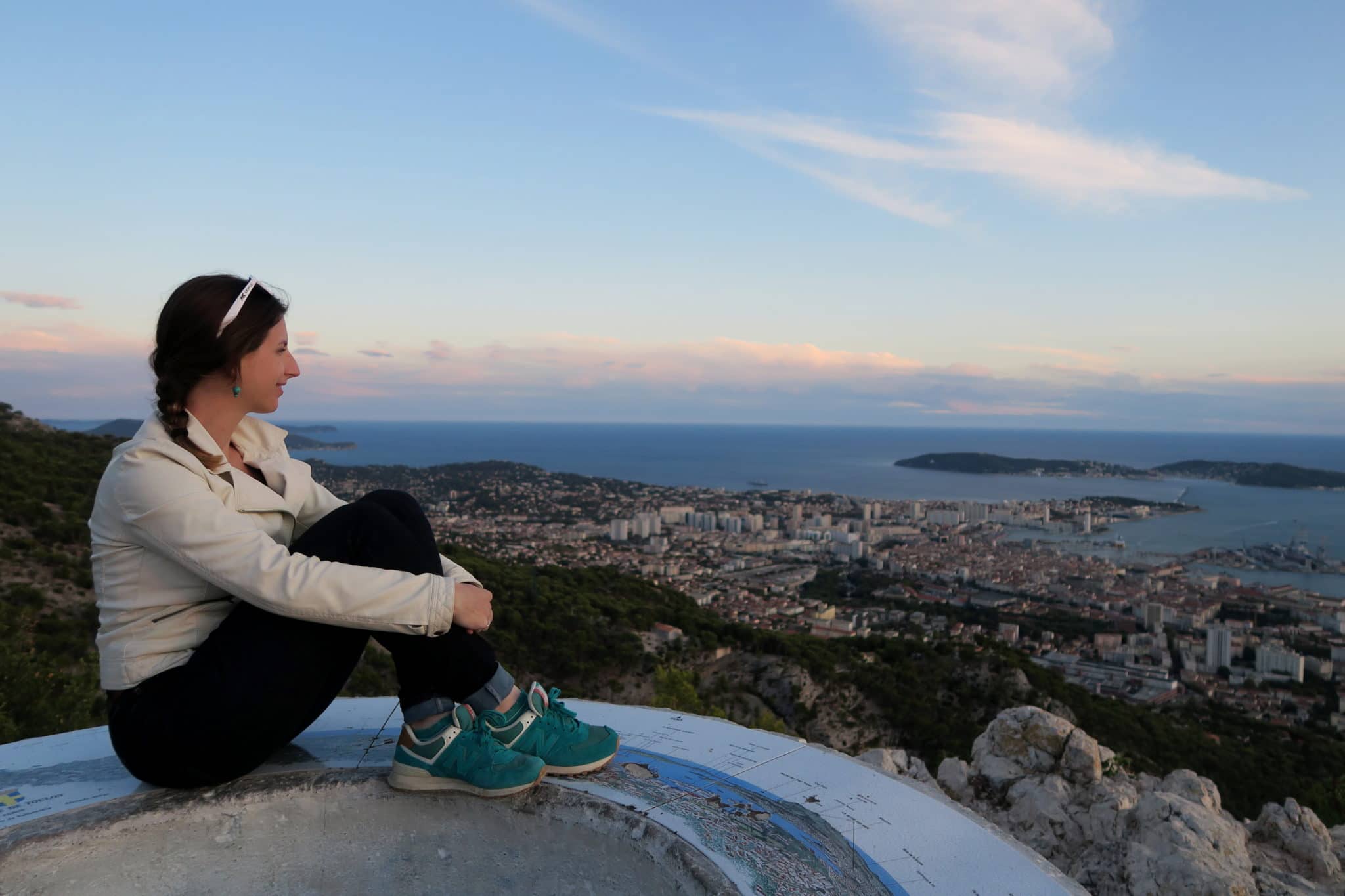 Sunset at Mount Faron Toulon France