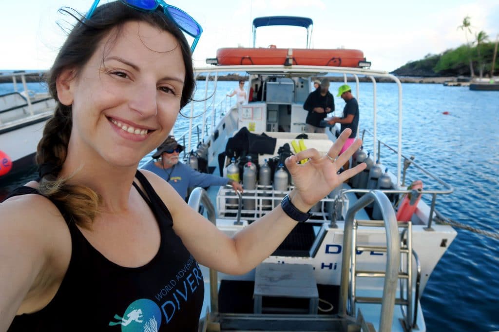 Scuba diving with Kohala Divers Big Island Hawaii USA