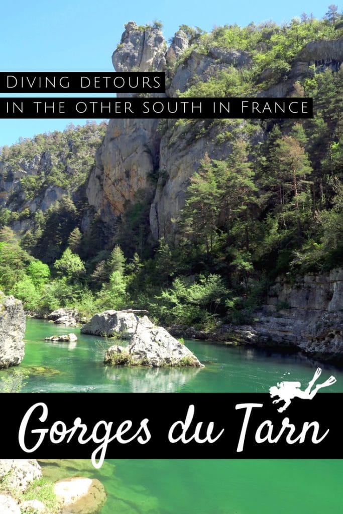 River diving Gorges du Tarn