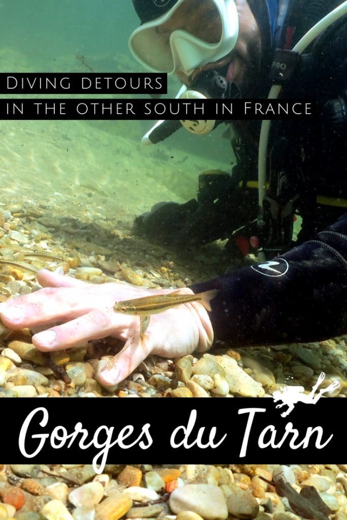 River diving Gorges du Tarn