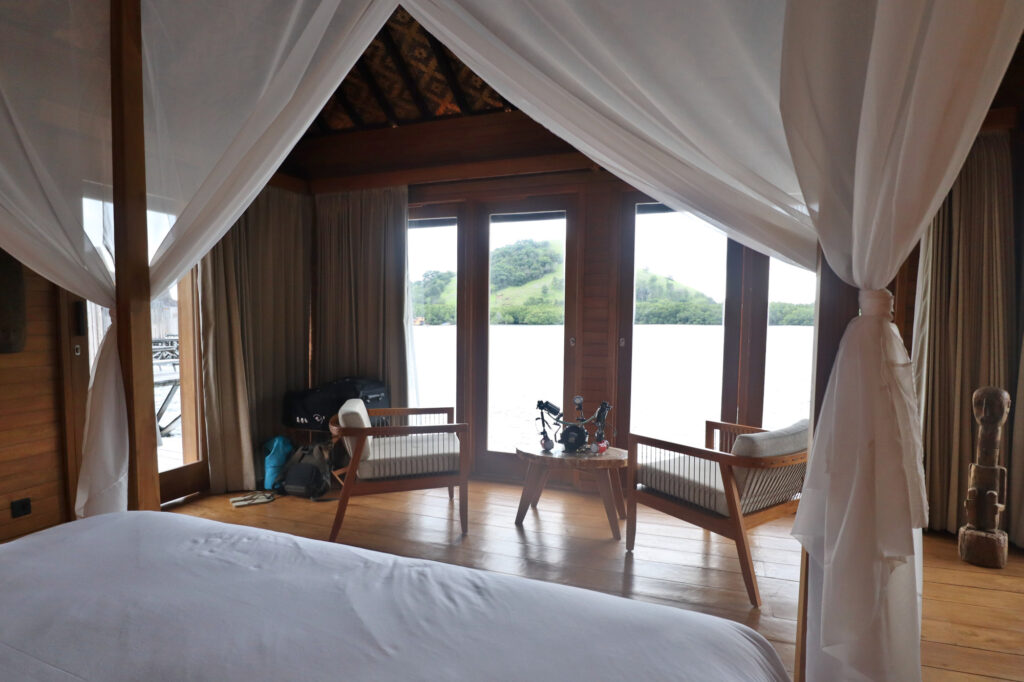 Menjaga Bay resort in the south of Labuan Bajo