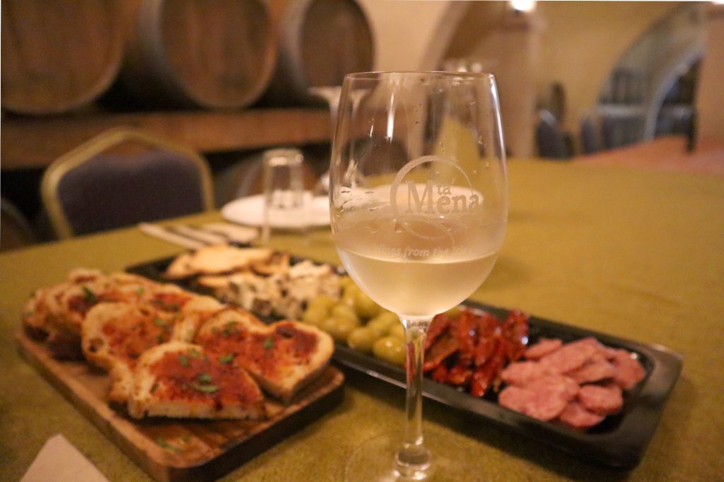 Wine and food tasting at Ta Mena winery - Gozo